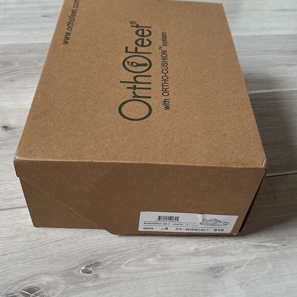 Ortho Feet Monterey Bay Tie-Less - White Sz8 XXWide NWT IN PACKAGING - Picture 7 of 12